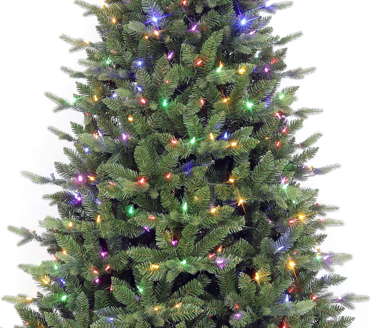 Winter Wonder Lane 7' Cheyenne Pre-Lit LED Artificial Christmas Tree with  Dual 9-Function Micro Lights