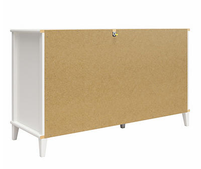 Phoenix White & Gray 6-Drawer Dresser