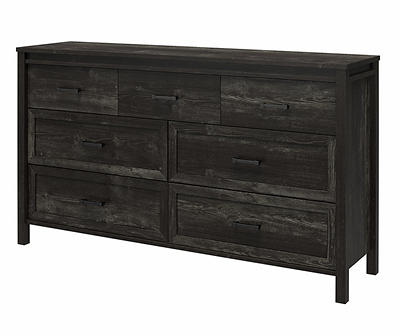 Silverton Black Oak 7-Drawer Dresser