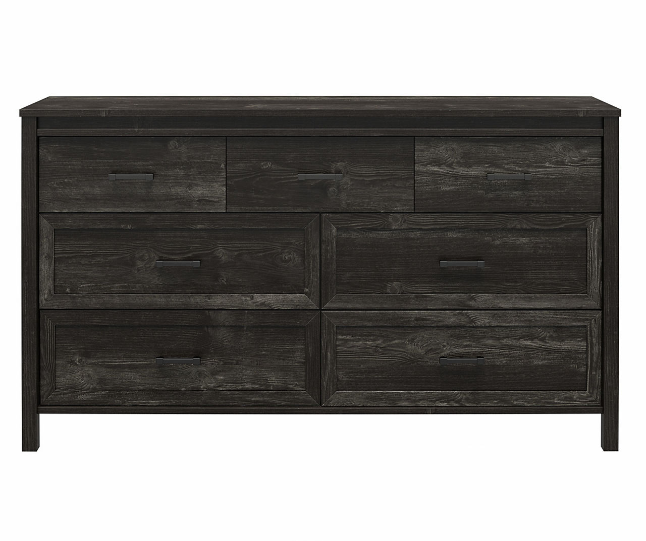 Silverton Black Oak 7-Drawer Dresser