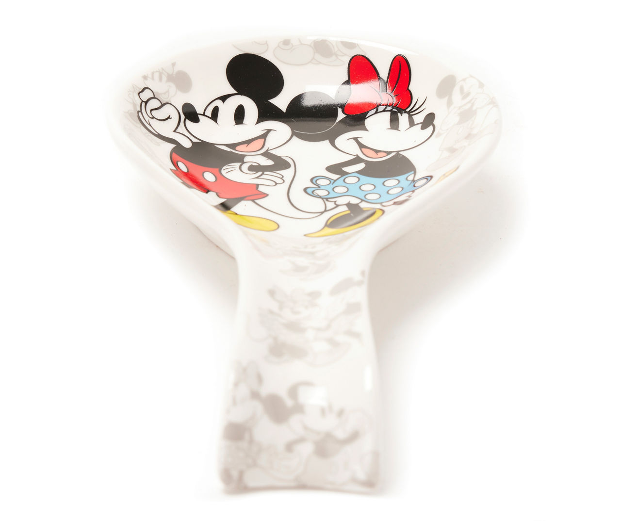 Disney White & Gray Mickey & Minnie Mouse 5-Piece Ceramic