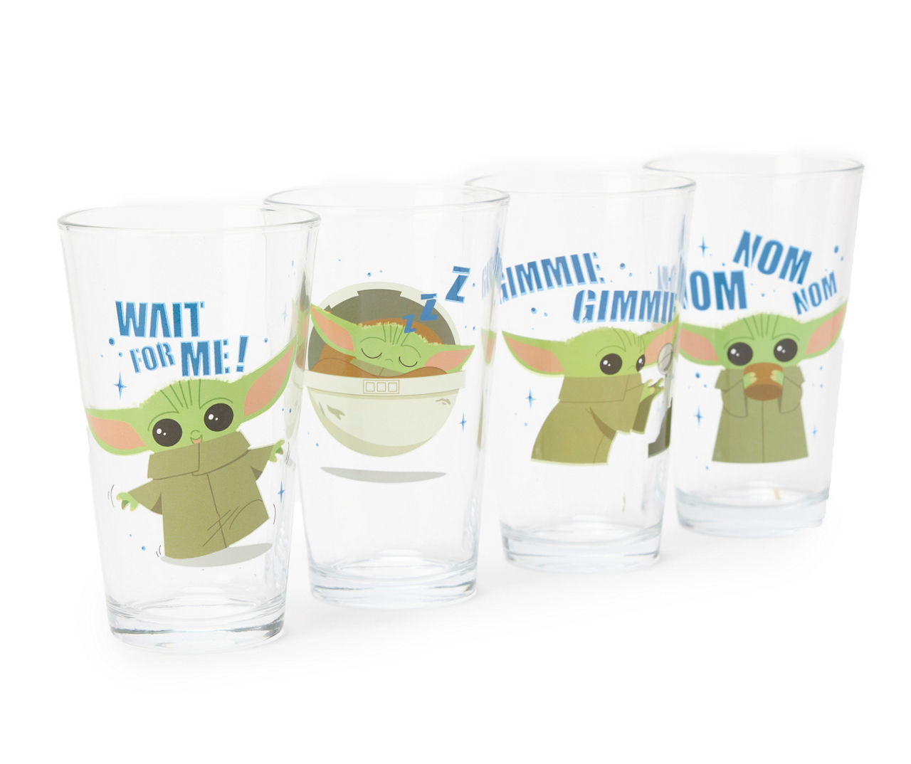 Star Wars, Pint, Clear Glass, 16-ounces, 4-Count 