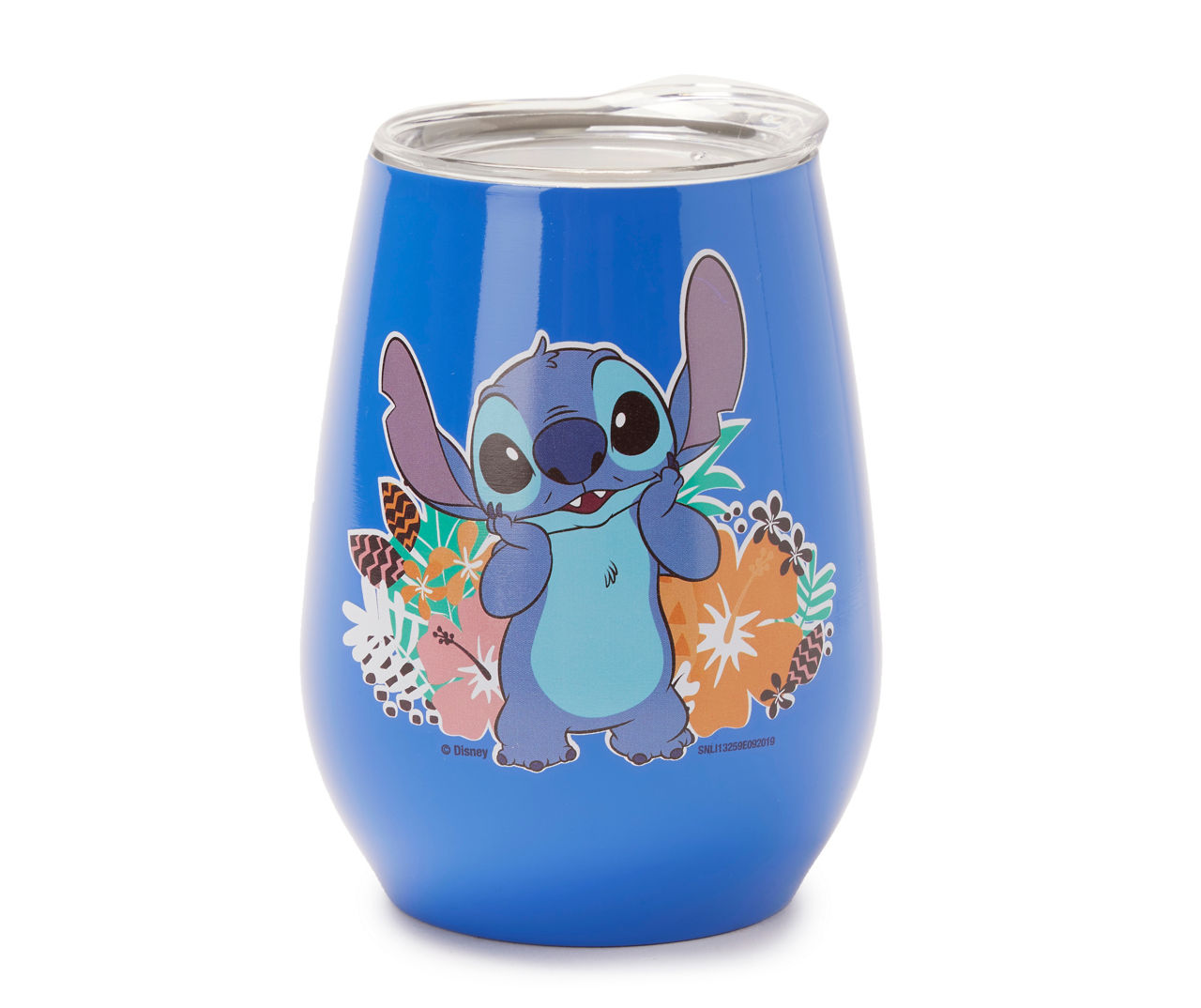 Lilo & Stitch Blue Floral 10oz. Glass Tumbler Set