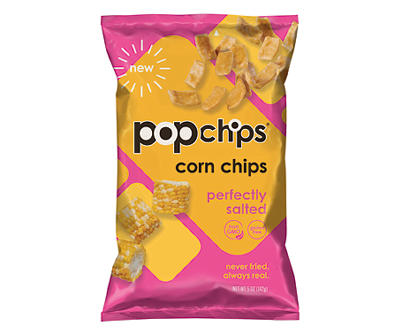 Perfectly Salted Corn Chips, 5 Oz.