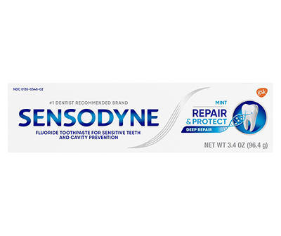 Sensodyne Repair & Protect Mint Fluoride Toothpaste 3.4 oz