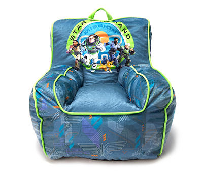 Lightyear Blue & Green Kids' Beanbag Chair