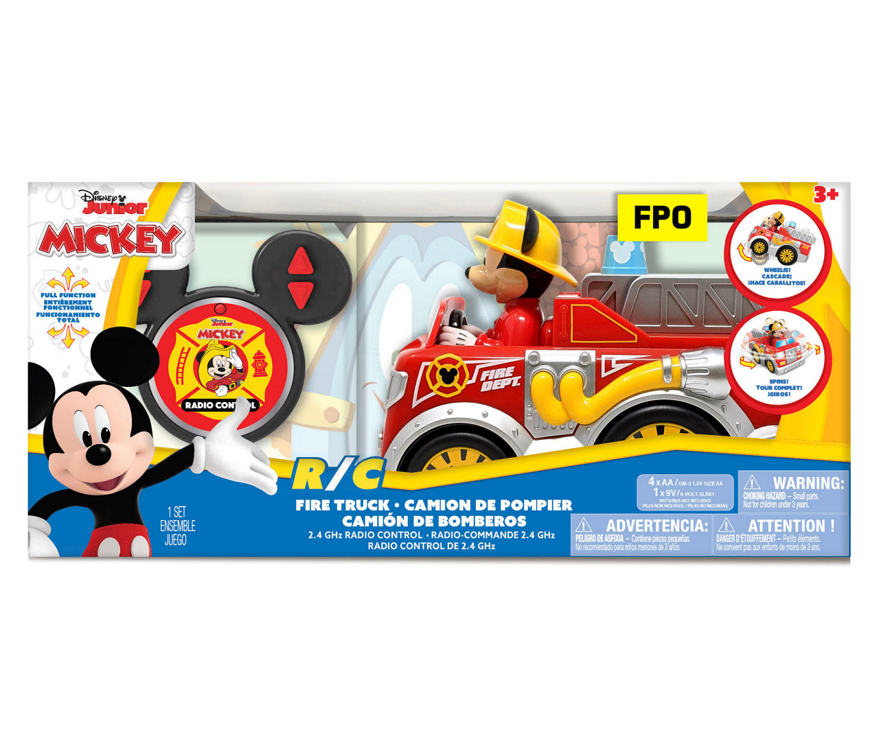 Disney Junior Mickey Mouse Fire Truck R C Play Set Big Lots