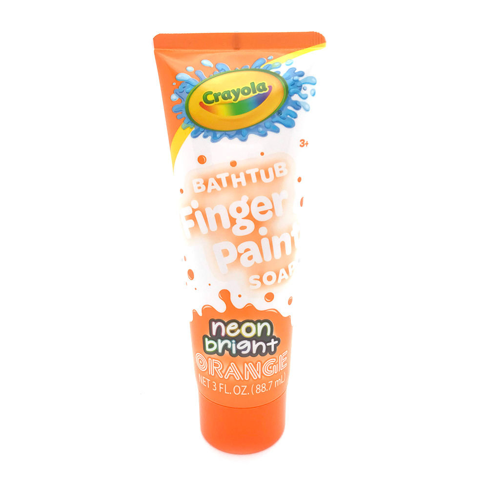 Crayola Neon Bright Orange Bathtub Fingerpaint Soap, 3 Oz. Big Lots