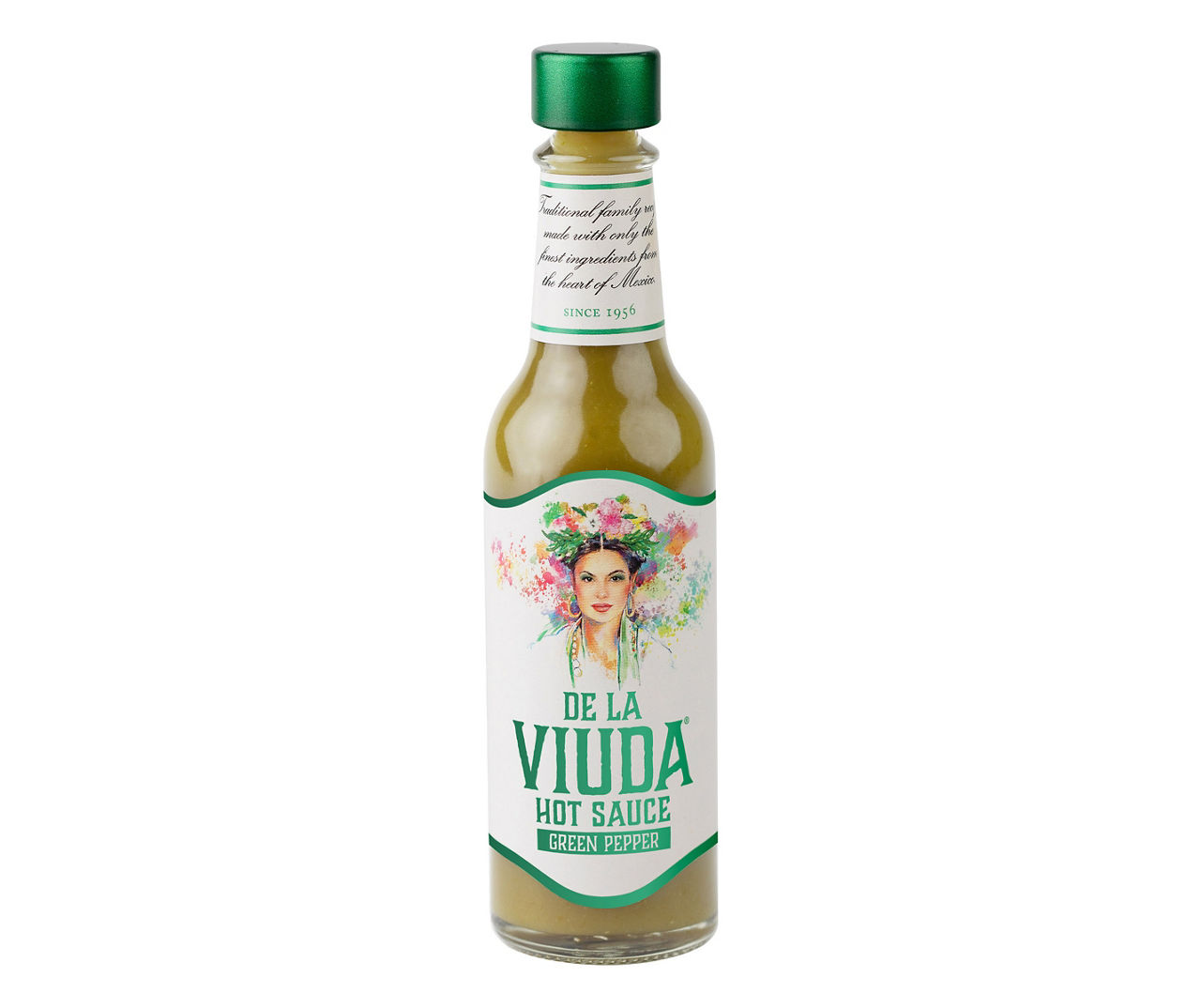 De La Viuda Green Pepper Hot Sauce, 5 Oz.