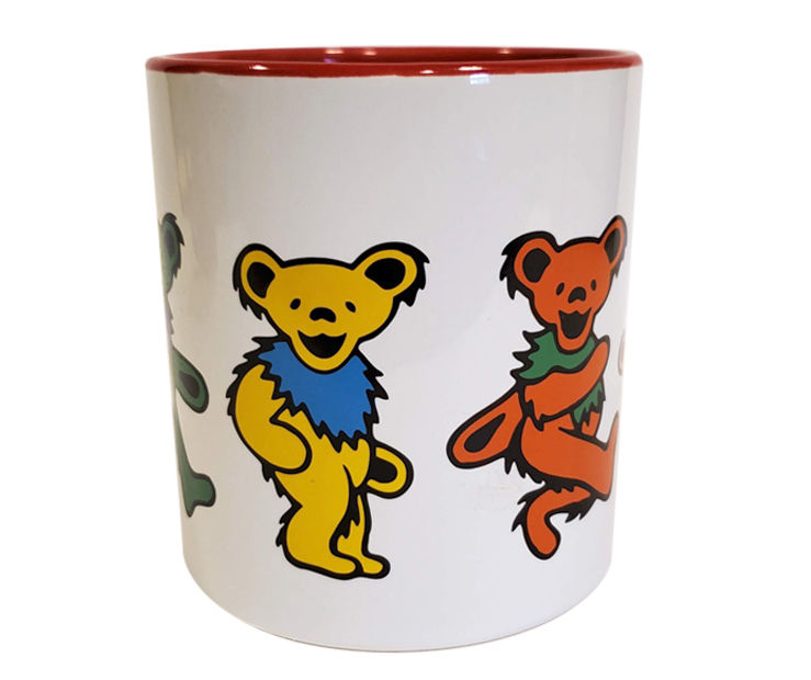 Grateful Dead Dancing Bears Ceramic Stoneware 18 oz. Coffee Mug
