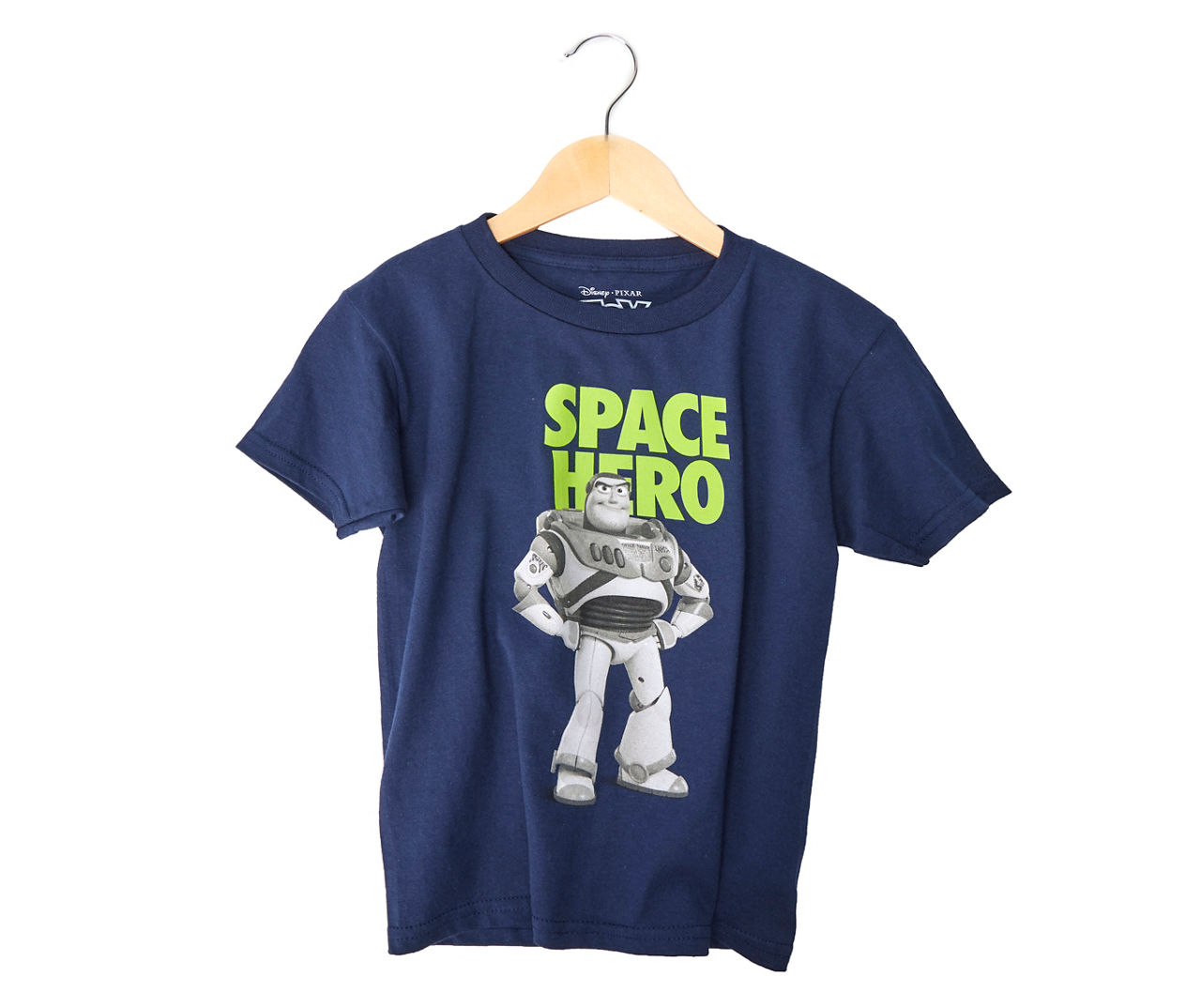Kids' Size 8 Toy Story "Space Hero" Navy Buzz Graphic Tee