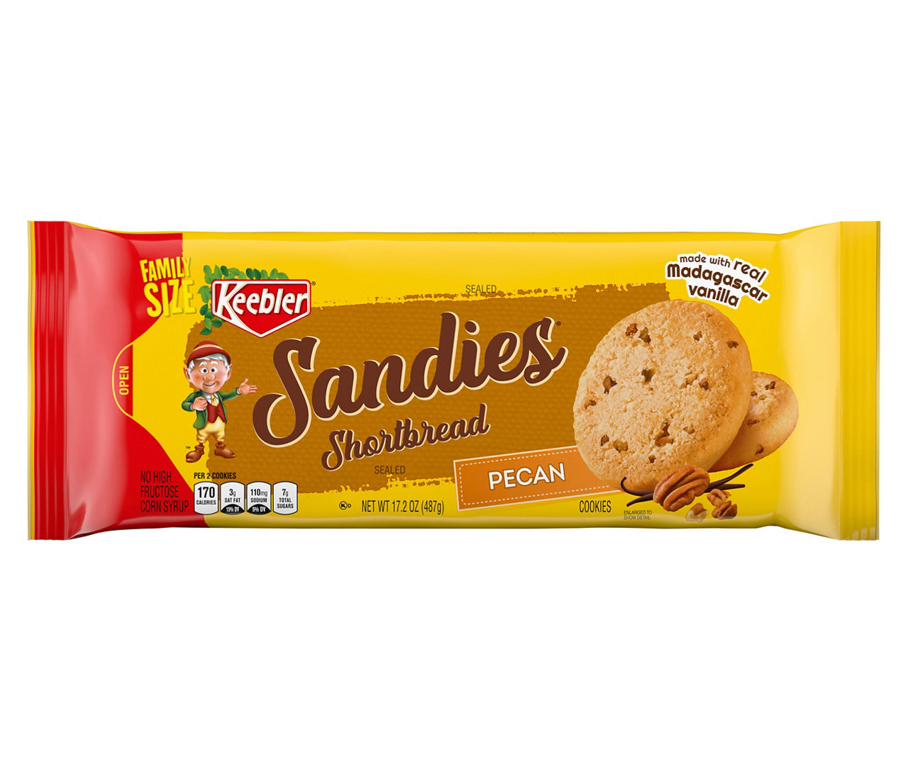 Sandies Keebler Sandies Pecan Shortbread Cookies Family Size 17.2 Oz ...