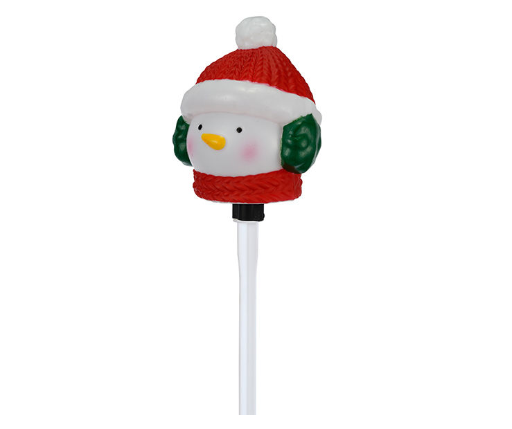 Animated Snowman 3-Piece LED Pathway Marker Set