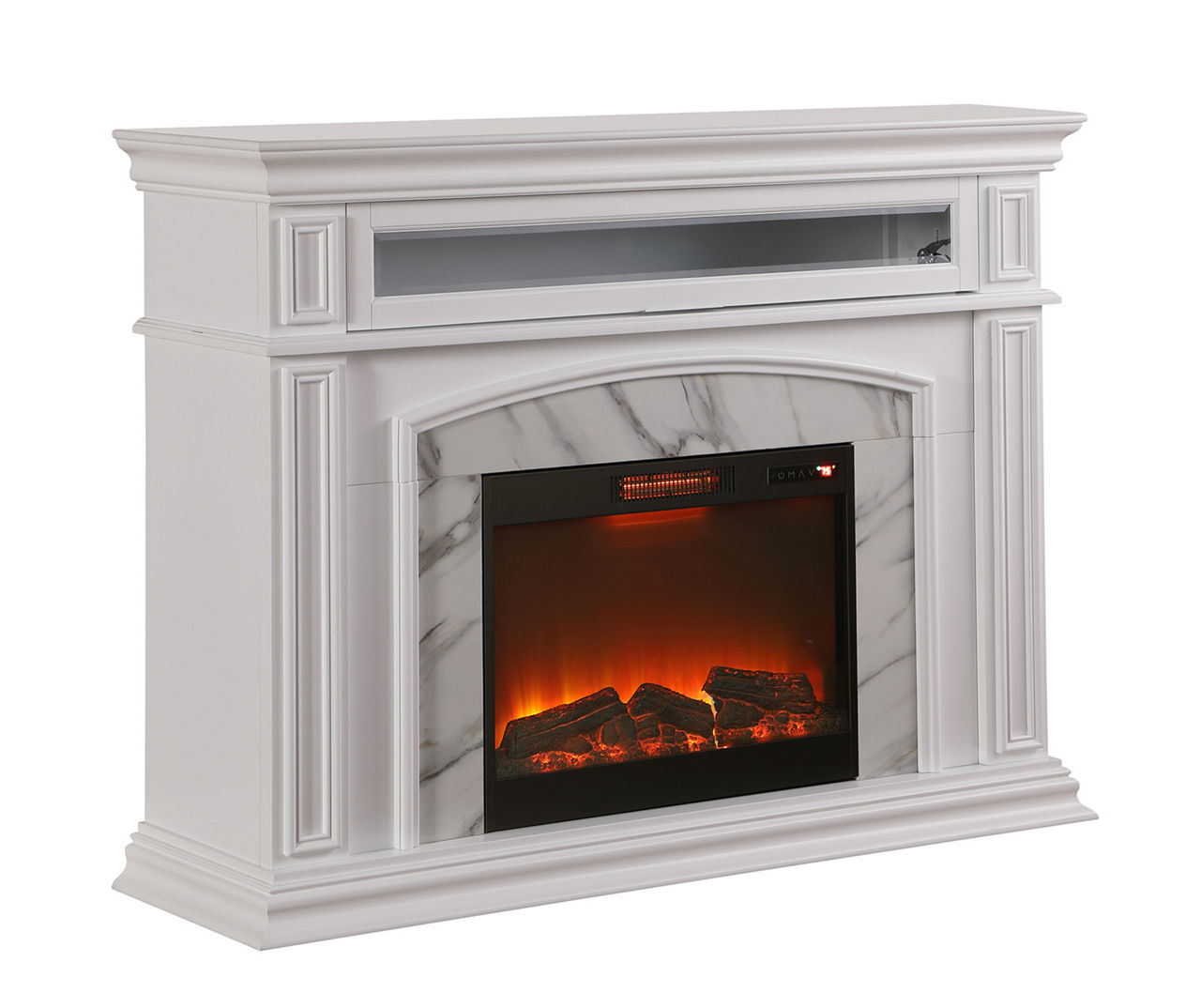 Grey electric deals fireplace big lots