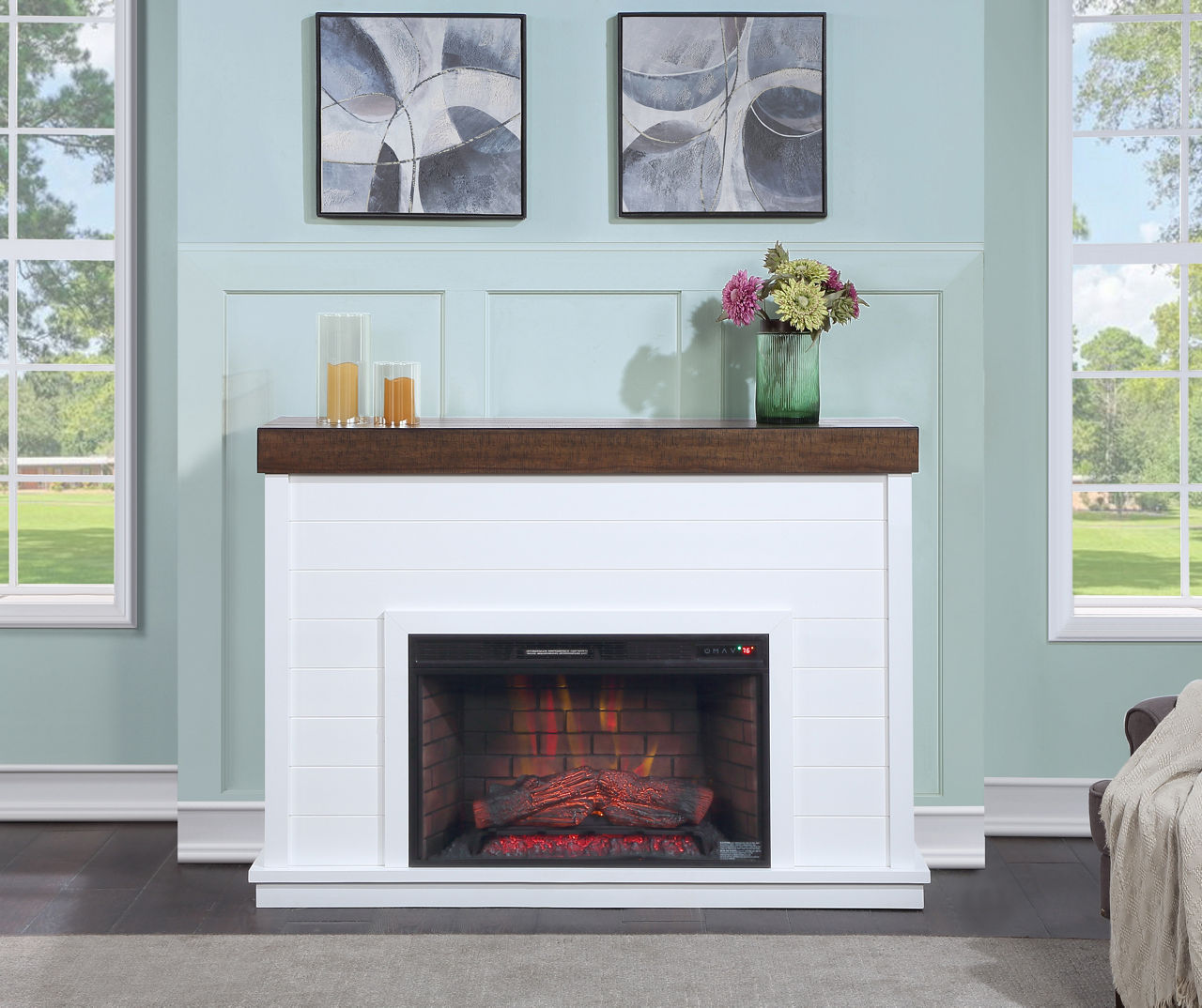 Big lots deals fireplace sale