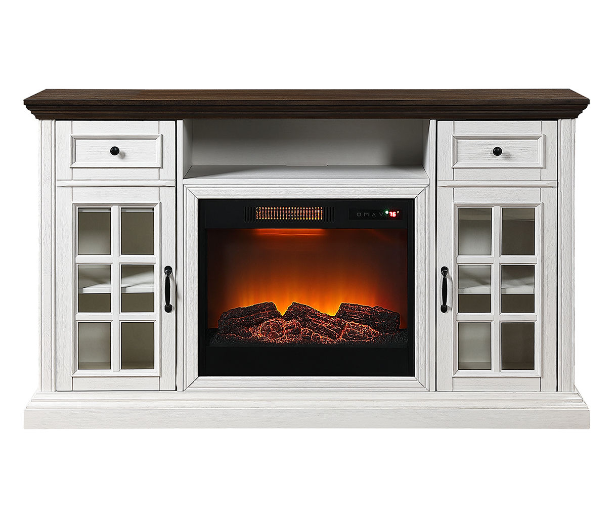 Grey electric deals fireplace big lots