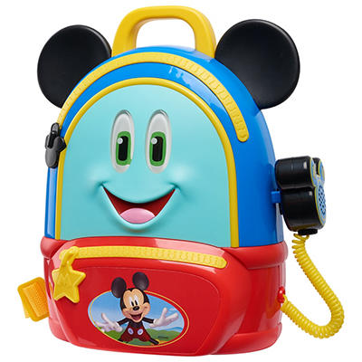 Disney Junior Blue Mickey Mouse Funhouse Adventures Backpack Set