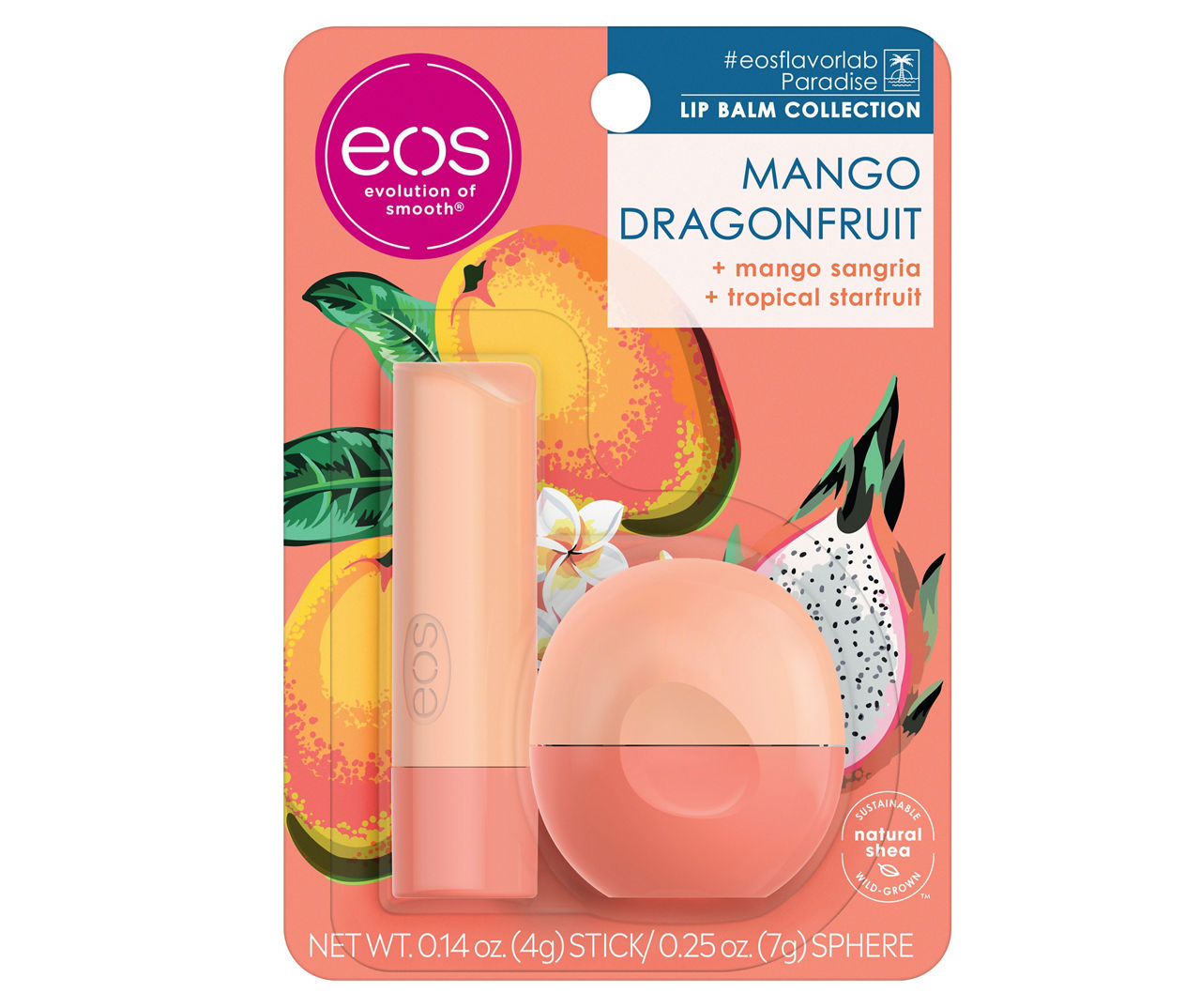 Mango Dragonfruit Sphere & Stick Lip Balm Collection, 2-Pack