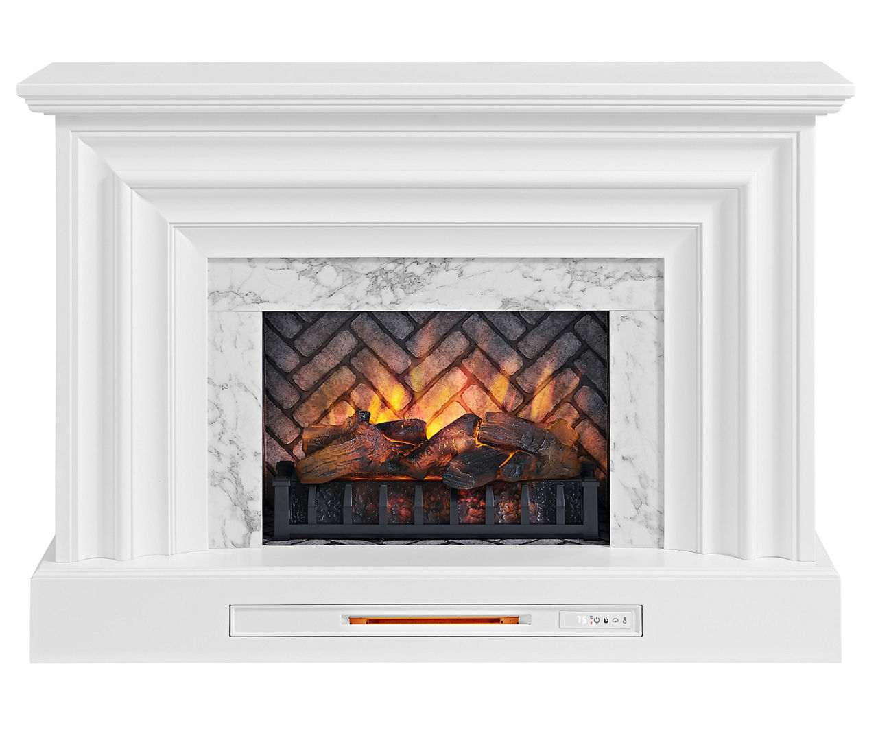 Big lots deals console fireplace