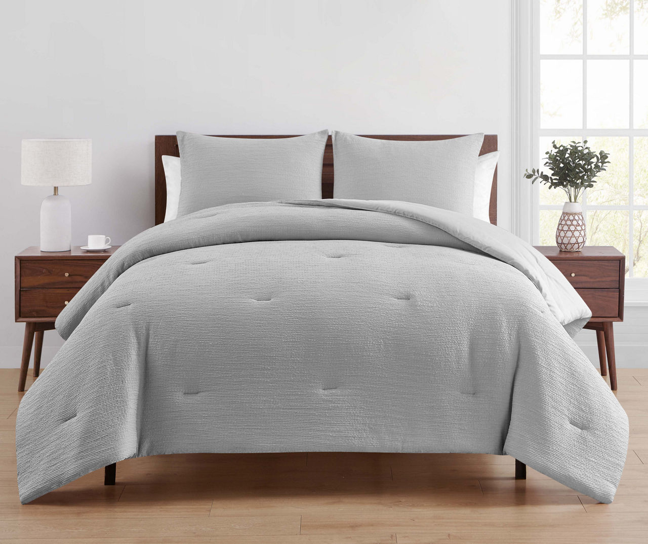 Bay & Mulberry Tufted Seersucker Comforter Set Big Lots