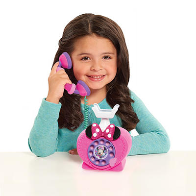 Disney Junior Pink Minnie Mouse Ring Me Rotary Play Phone Set