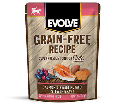 Salmon & Sweet Potato Grain-Free Super Premium Cat Food, 3 Oz.