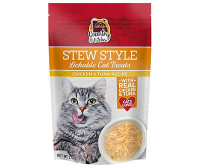 Chicken & Tuna Stew Style Lickable Cat Treats, 1.4 Oz.