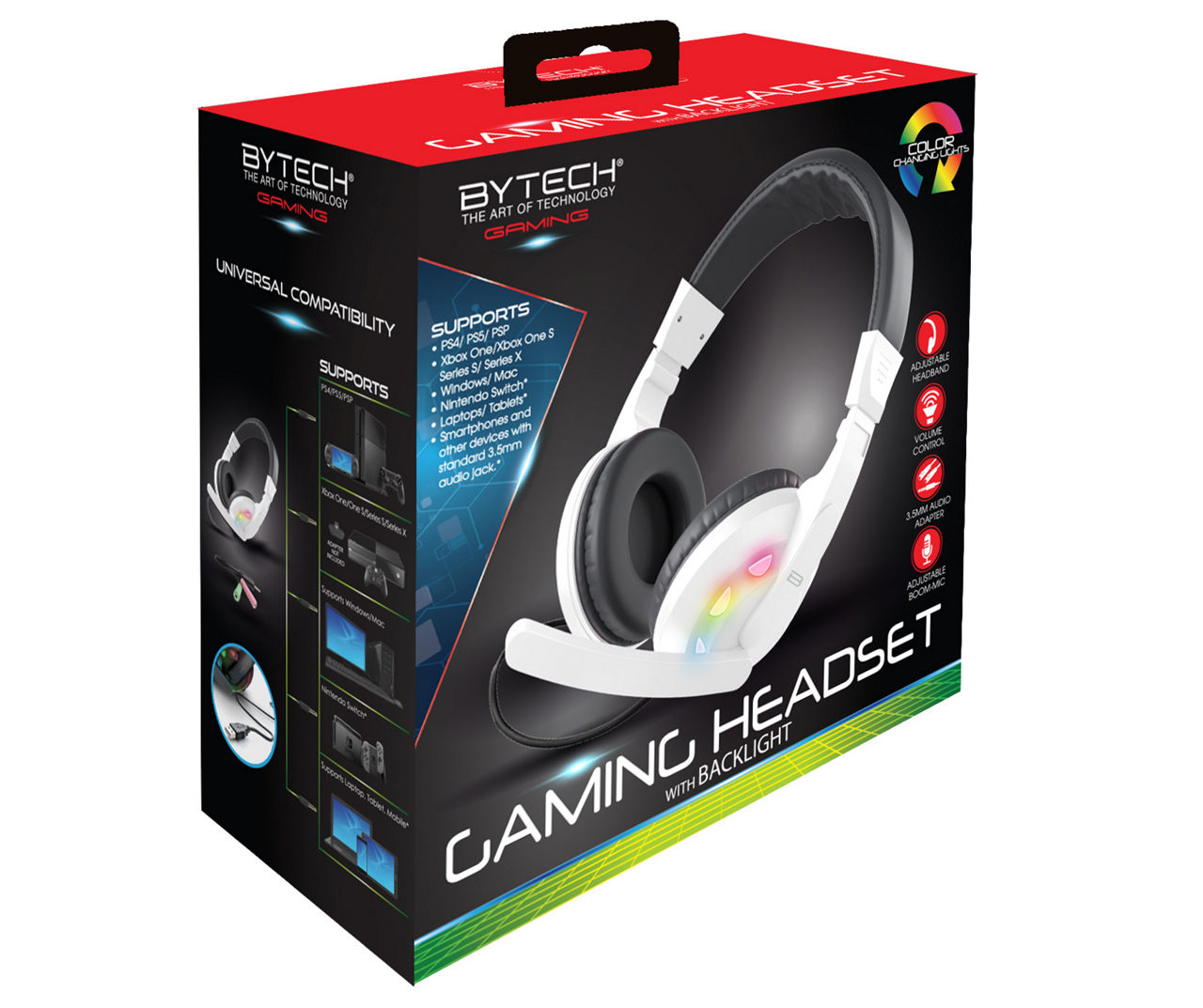 White led gaming discount headset