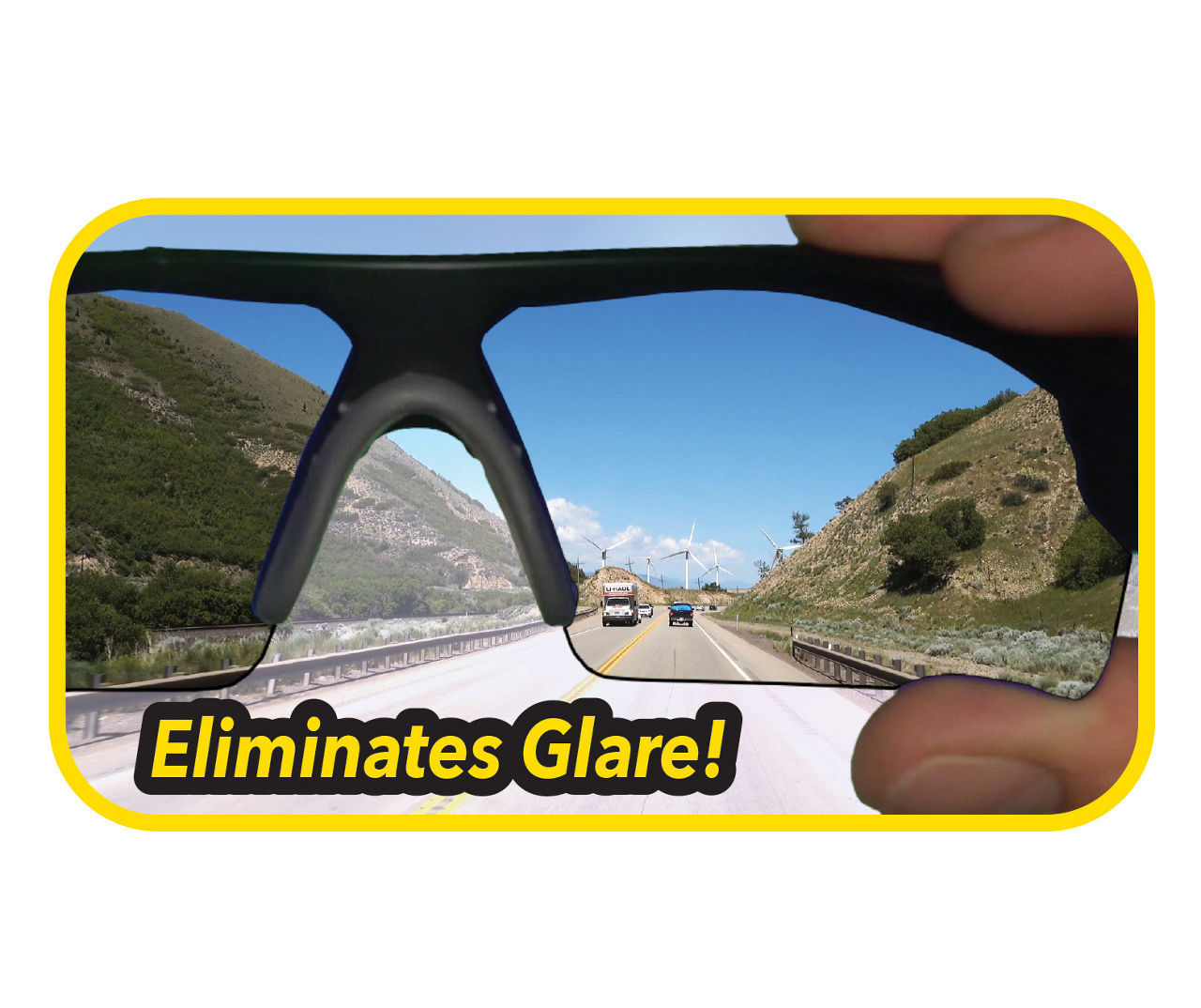 See in HD & #DriveSafe with Battle Vision HD Polarized Sunglasses
