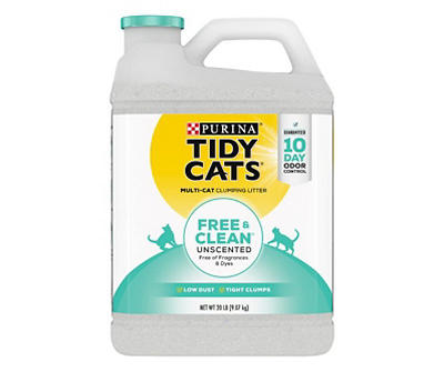 Free & Clean Unscented Cat Litter, 20 lbs.