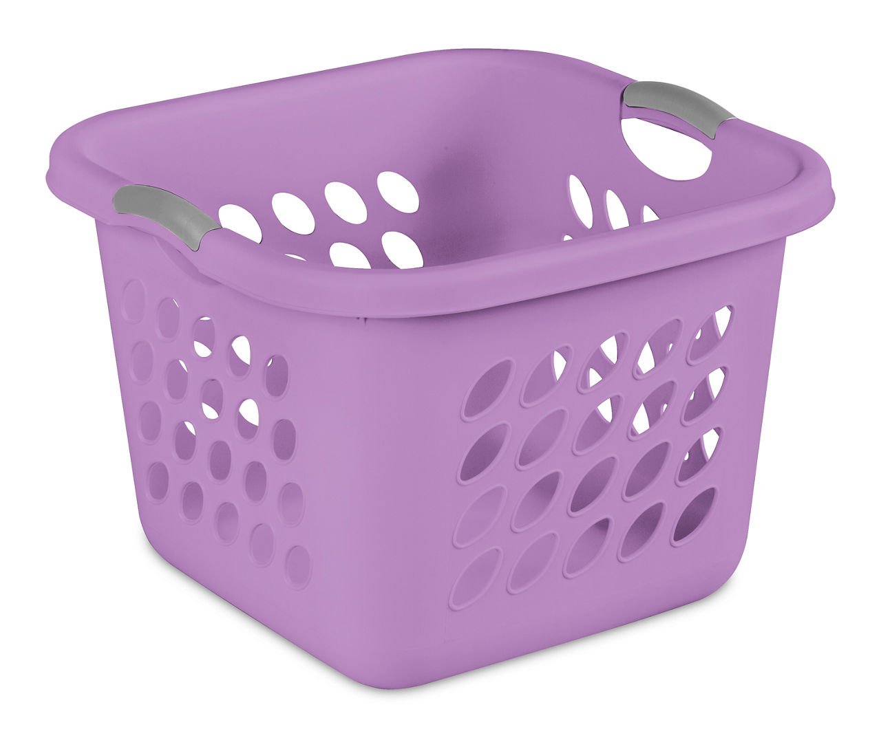 Sterilite Bright Lilac Square Laundry Basket