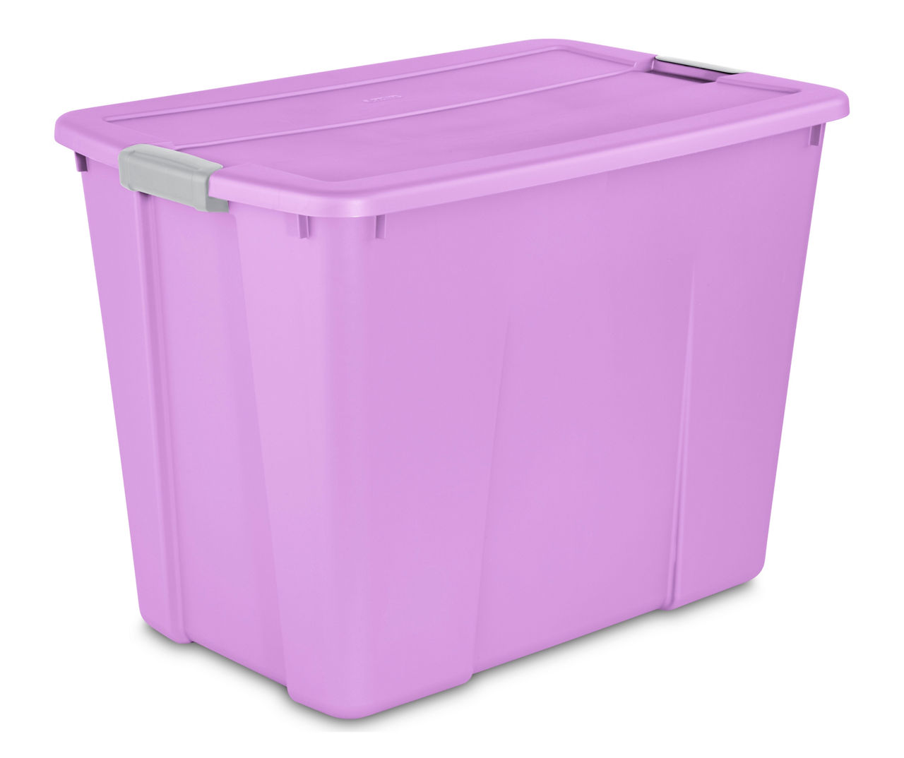 Sterilite Bright Lilac 34Gallon Latch Storage Tote Container Big Lots
