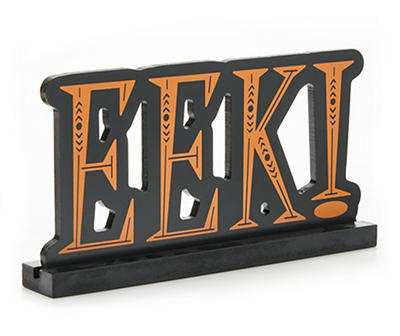 "EEK" Letter Stand Tabletop Decor