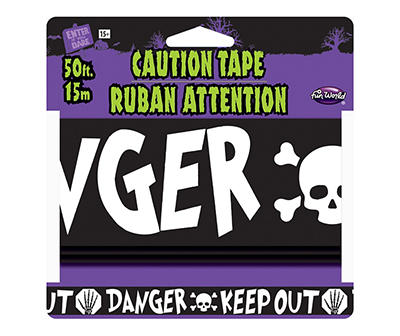 50' Danger & Keep Out Caution Tape Decor