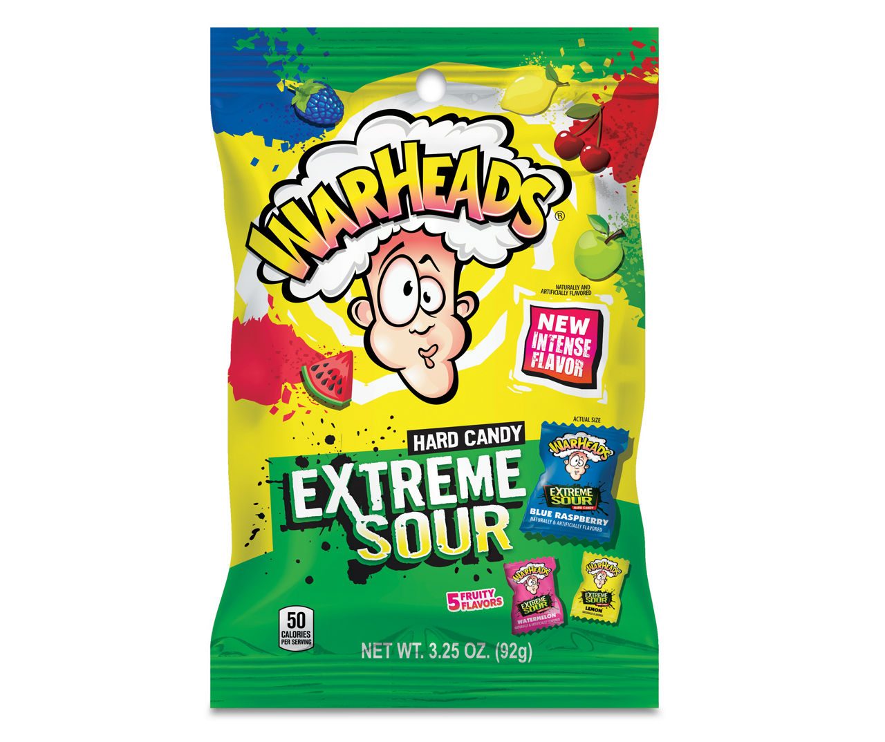 Extreme Sour Hard Candy, 3.25 Oz.