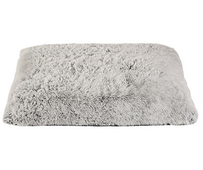 Gray Plush Fur Pet Bed, (30