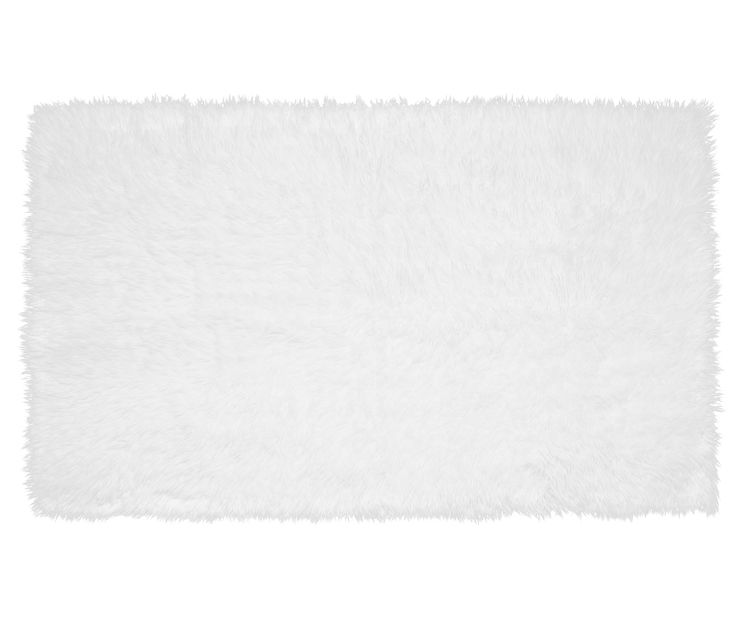 My Magic Carpet White Washable Shag Area Rug Big Lots