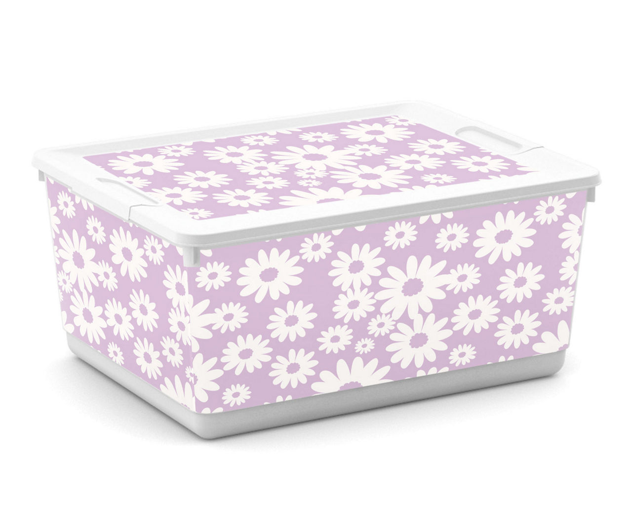 Curver Small Infinity Box w/ Lid Soft Pink, 10-1/4 x 7 x 4-7/8 H | The Container Store