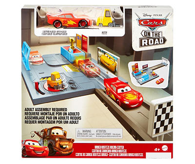 Pixar Cars On the Road Dinoco Rust-eze Racing Center Play Set