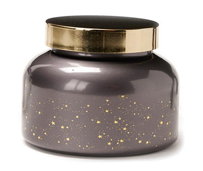 Frankincense & Myrrh Charcoal Star Decal Jar Candle, 15 oz.