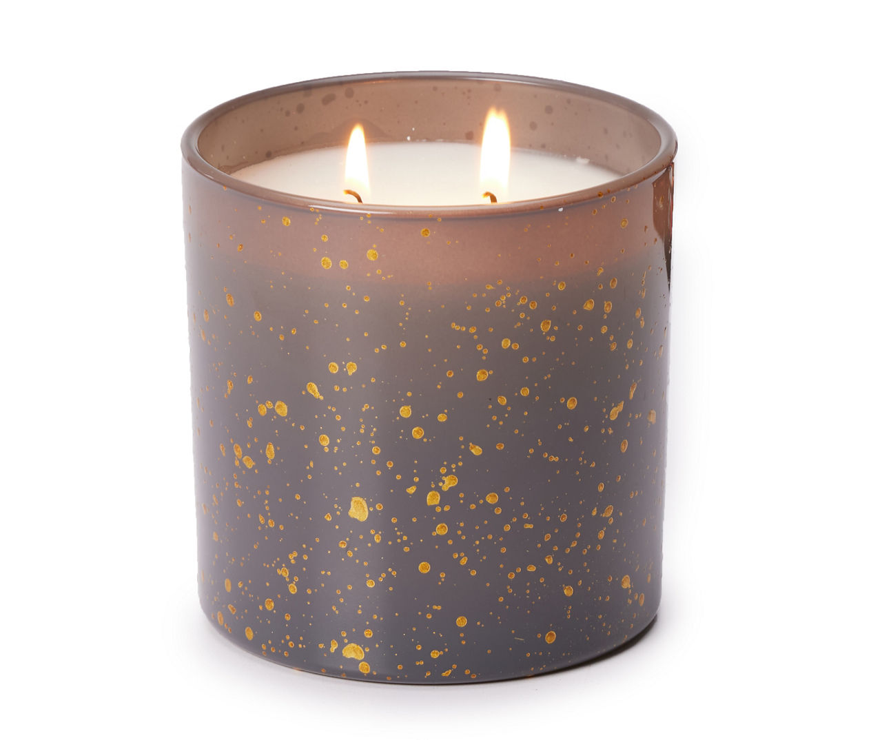 Frankincense & Myrrh Dark Gray Gold Fleck Jar Candle, 14 oz.