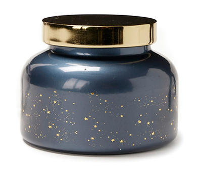 Juniper Berry Blue Star Decal Jar Candle, 15 oz.
