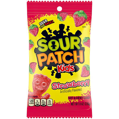 Sour Patch Kids Strawberry Soft & Chewy Candy 8 oz. Bag