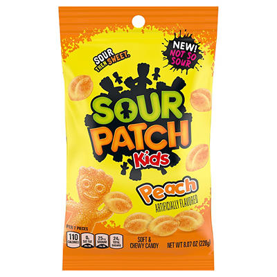 Sour Patch Kids Soft & Chewy Peach Candy 8.07 oz