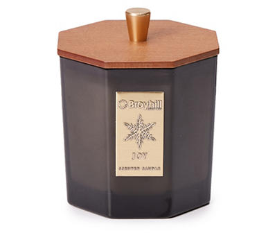 Winter Spice Charcoal Hexagon 3-Wick Jar Candle, 23.5 oz.