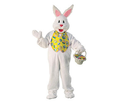 Adult Size XX-Large Fluffy Bunny Mascot Costume