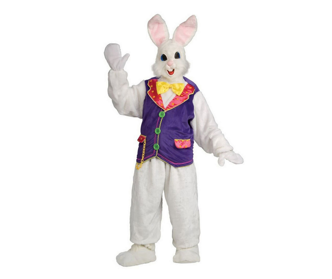 Adult Purple Vest Easter Bunny Costume Big Lots