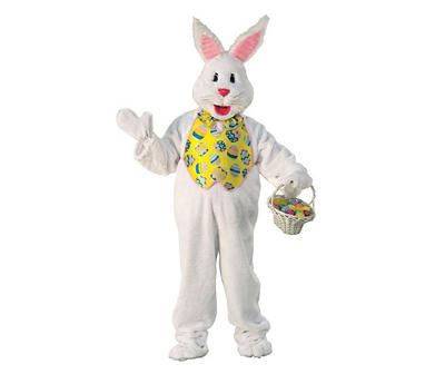 Adult Size X-Large Fluffy Bunny Mascot Costume