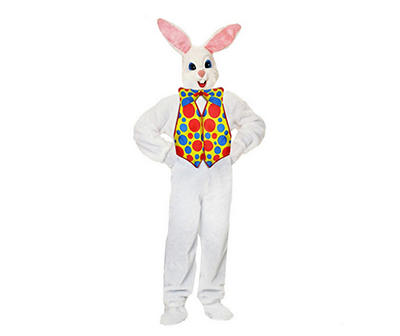 Adult Deluxe Polka Dot Vest Easter Bunny Costume