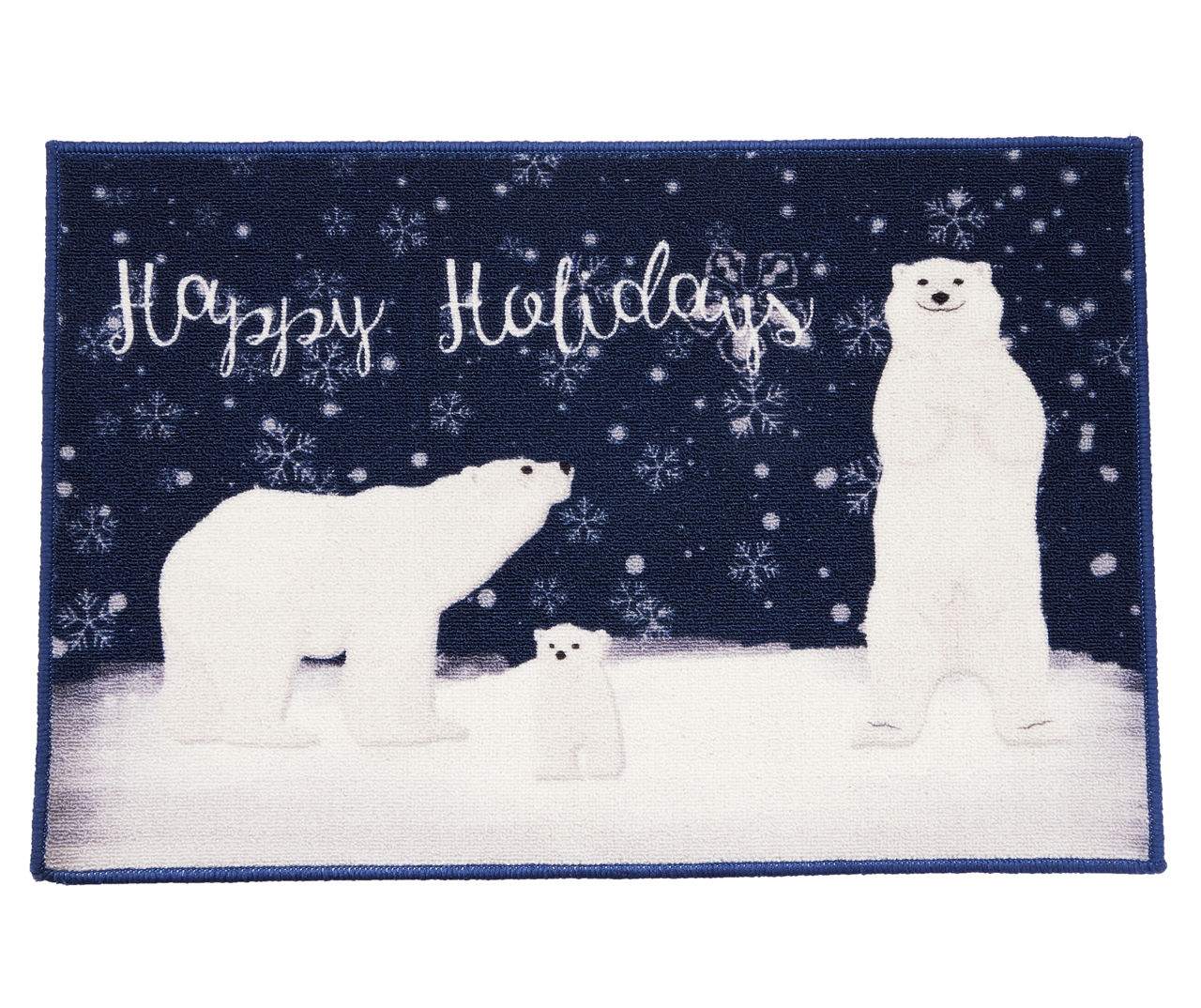 happy holidays polar bear